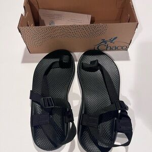 NIB Chaco Bodhi Sandals Black Minimalist Strap Comfort Men’s Size 9